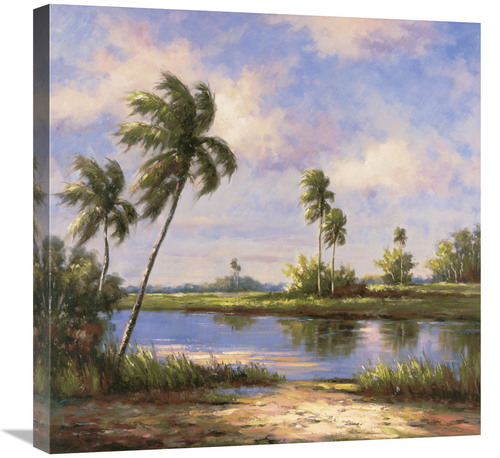 Global Gallery GCS-124189-2424-142 24 x 24 in. Mystic Lagoon I Art Pri