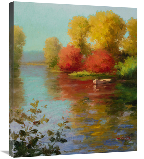 Global Gallery GCS-132581-30-142 30 in. French Canal II Art Print - Du