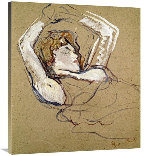 Global Gallery GCS-278198-36-142 36 in. Woman Sleeping on the Back Art