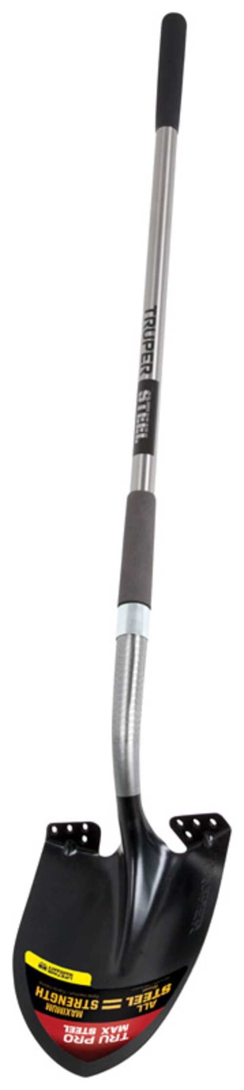 Truper 7598568 11 x 8.75 x 48 in. Round Point Shovel Steel Long Handle