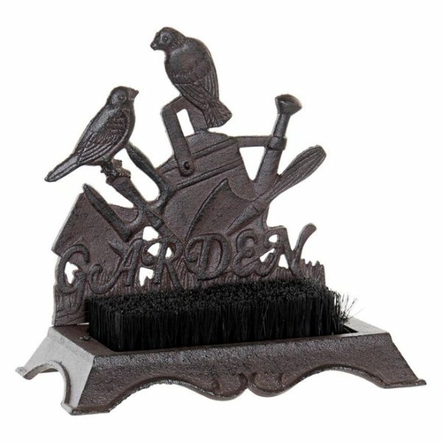 Brush DKD Home Decor Garden Dark brown 24 x 16 x 23 cm