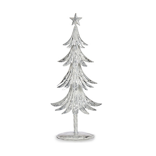 Christmas Tree 17 x 40 x 8,5 cm Metal White
