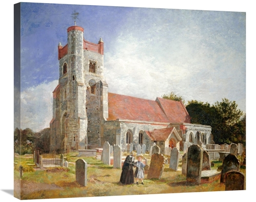 Global Gallery GCS-266602-30-142 30 in. The Old Church, Ewell Art 