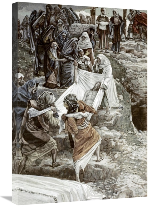 Global Gallery GCS-280232-30-142 30 in. Body of Jesus Carried to the S