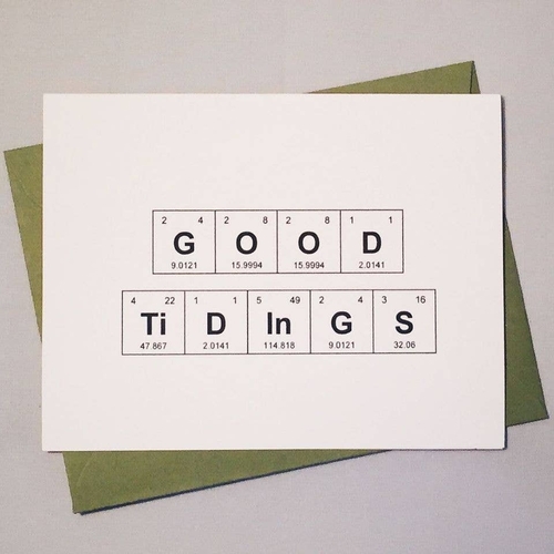Good Tidings Sentimental Elements Card