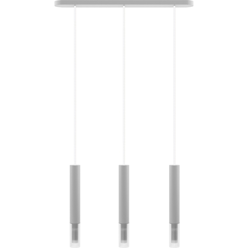 Hanging lamp Madera2 tin 3 white