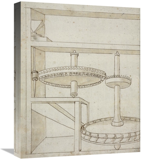 Global Gallery GCS-455001-1620-142 16 x 20 in. Folio 40 - Mill with Ho