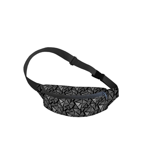Melange Belt Bag In Canvas Nerki Line Bertoni