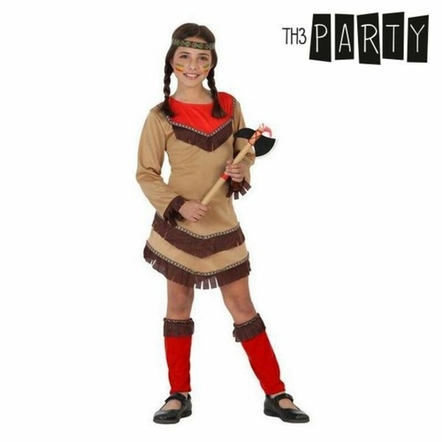 Costume for Children Indian Woman Red 4 pcs