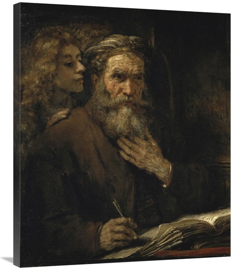 Global Gallery GCS-279591-36-142 36 in. Saint Matthew & The Angel Art 