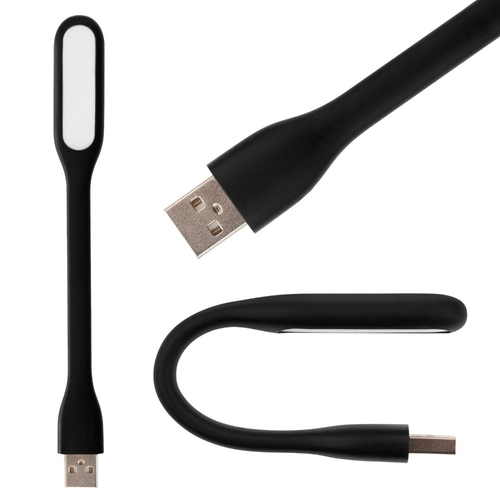 USB flexible LED stick lamp light-Black