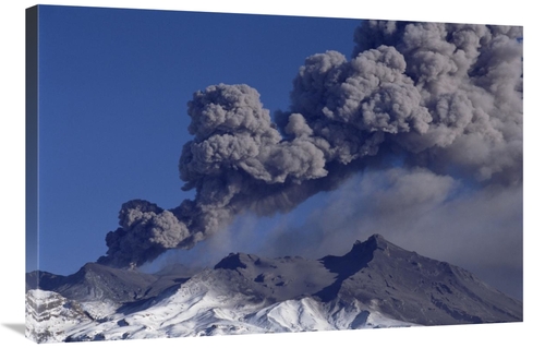 Global Gallery GCS-451176-2436-142 24 x 36 in. Mt Ruapehu Eruption 199