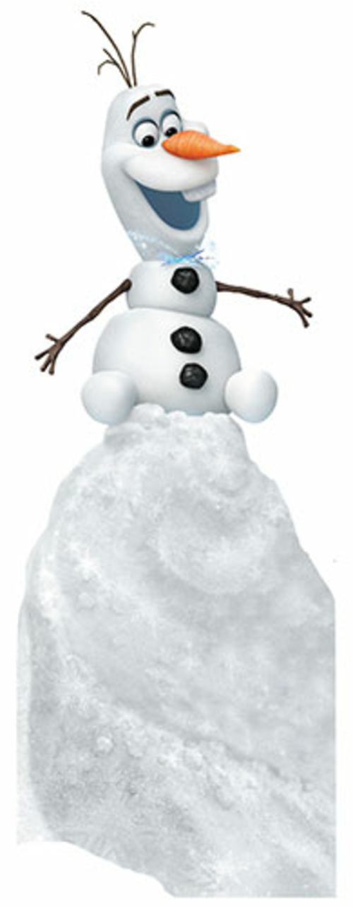 Advanced Graphics 2589 75 x 27 in. Olaf on Snow Mound - Disneys Olafs 