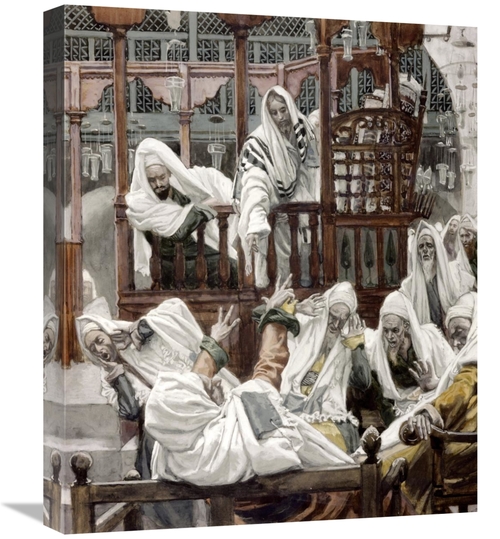 Global Gallery GCS-280415-22-142 22 in. Man with the Unclean Spirit Ar