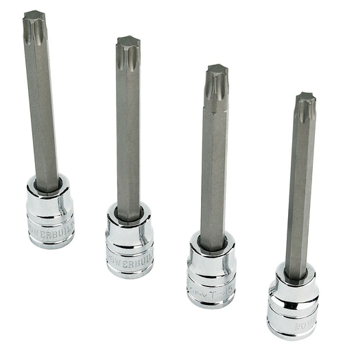 Powerbuilt 6in Extended Length Star Bit Set - 647058