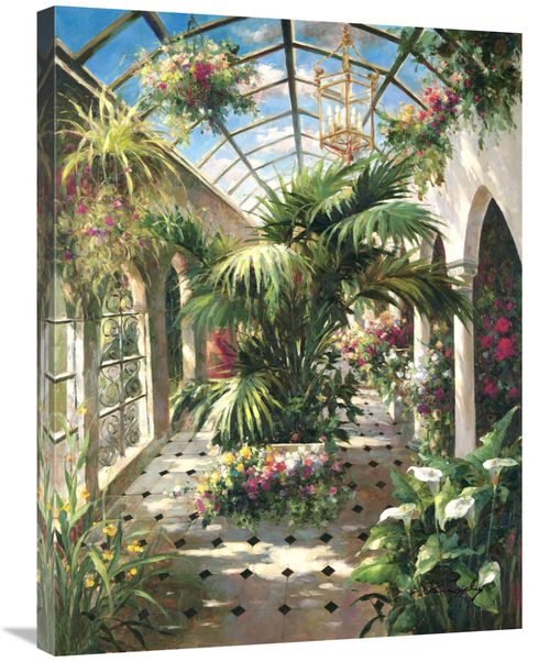 Global Gallery GCS-113780-2432-142 24 x 32 in. Garden Atrium II Art Pr