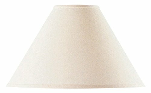 Cal Lighting SH-8108-17-OW 17 in. Vertical Basic Coolie Linen Hardback