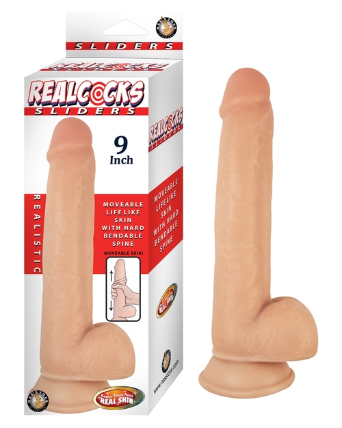 Realcocks Sliders - 9 Inch - Flesh