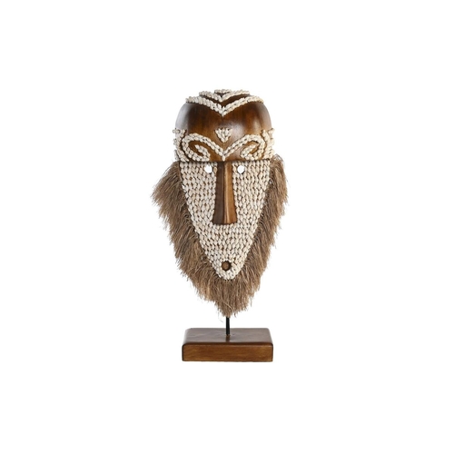 Decorative Figure DKD Home Decor Natural Mask Fibre (30 x 10,5 x 53