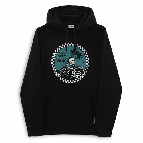 Men’s Hoodie Vans Man I Need Vans Black