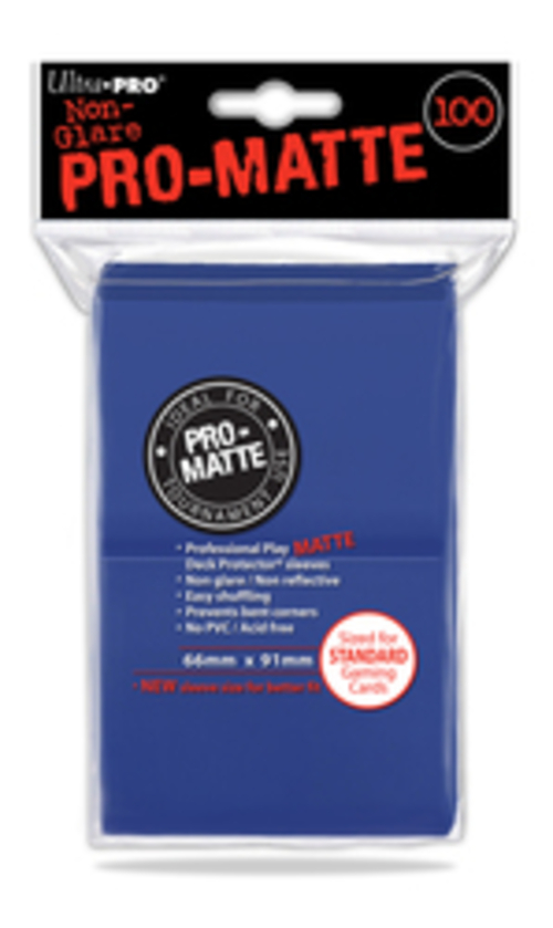 Main Deck Protectors - Pro-Matte Blue (100 per pack) image