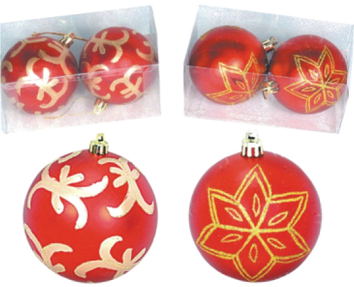 Christmas Glitter/Printed Balls