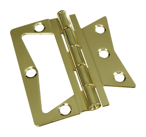 National Manufacturing Sales 5701537 3.5 in. Steel Brass Non-Mortise H