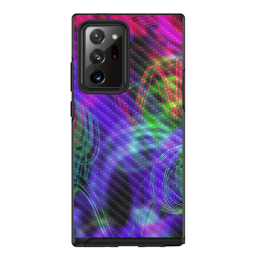MightySkins CF-OTSSAGNO20UL-Neon Splatter Carbon Fiber Skin for Otterb
