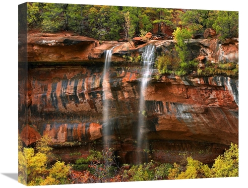 Global Gallery GCS-463208-22-142 22 in. Cascades Tumbling 110 Feet At 