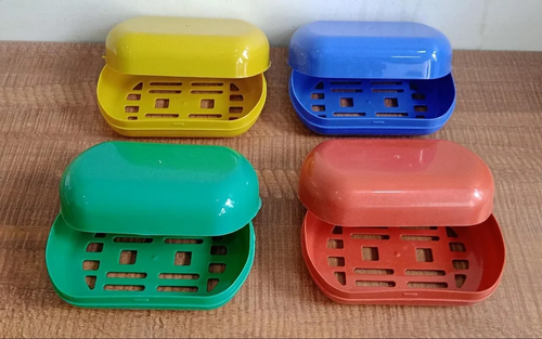 Soap Case Plastic Set of 4