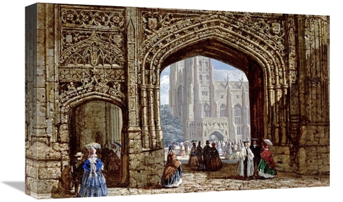 Global Gallery GCS-268445-22-142 22 in. Canterbury Cathedral Art Print