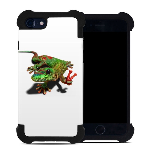 DecalGirl AIP7BC-PEACEGECKO Apple iPhone 7 & 8 Bumper Case - Peace Gec