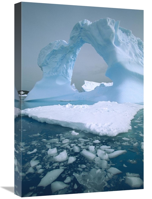 Global Gallery GCS-453434-1624-142 16 x 24 in. Iceberg with Arch, 