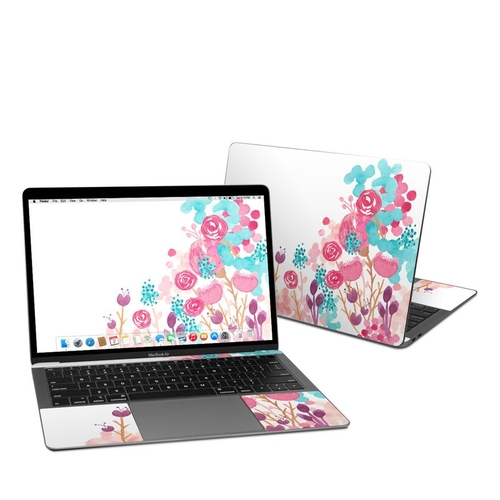 DecalGirl MB318-BLUSHBLS MacBook Air 13 in. 2018 Skin - Blush Blossoms