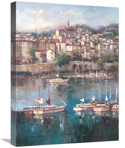 Global Gallery GCS-115318-1824-142 18 x 24 in. Mediterranean Harbor Il