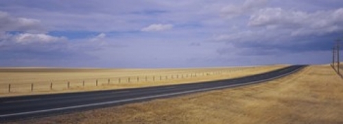Panoramic Images PPI99731L Road passing through a landscape  Judith Ba