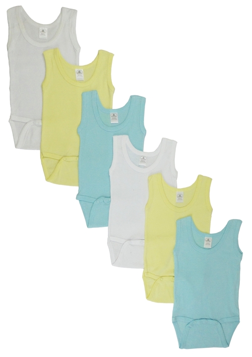 Bambini CS-107NB-107NB Boys Tank Top, Assorted - Newborn