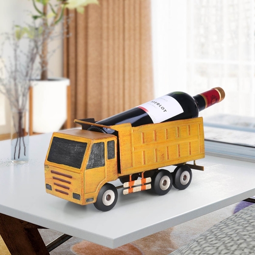 Truck Red Wine Holder Vintage Fashioned Pickup