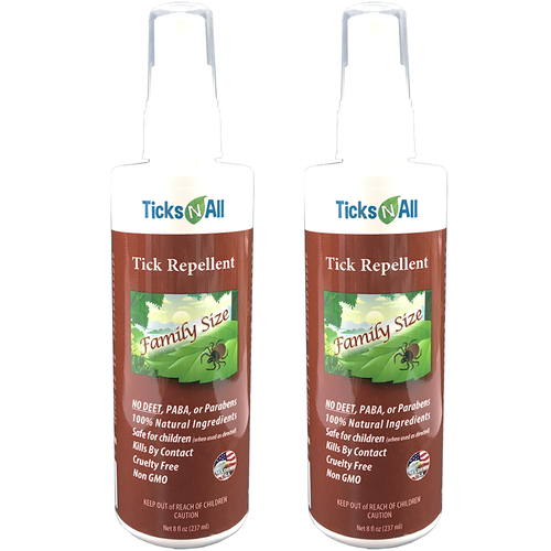 All Natural Tick Repellent 8oz (2 pack)