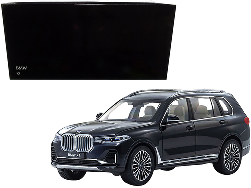 BMW X7 Carbon Black 1/18 Diecast Model Car by Kyosho