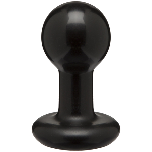 Round Butt Plug - Small - Black