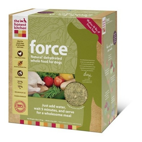 Honest Kitchen BCA63222 Force Dehydrated Dog Food, 1 x 10 lbs