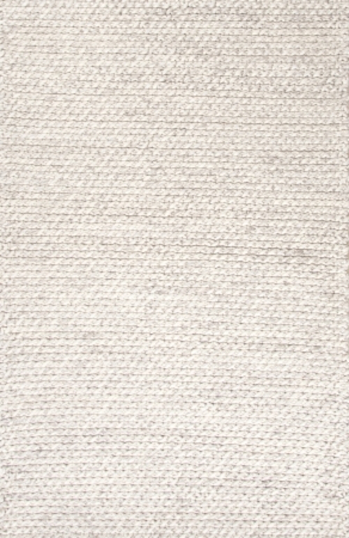 Jaipur Rugs RUG108312 Textured Ultra Plush Wool Ivory-Gray Rug - SCD05