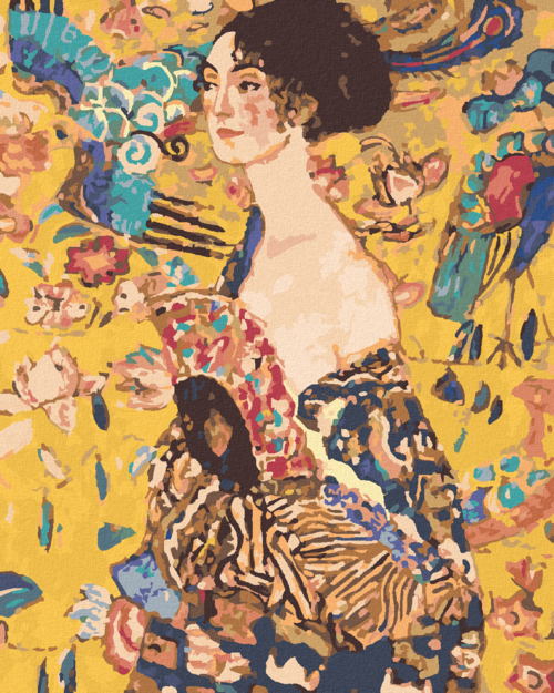 Paint by Numbers - LADY WITH A FAN (G. KLIMT)