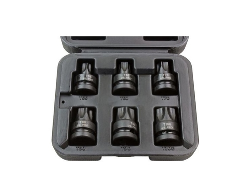 US Pro 6 Pc 1/2" Dr Impact Torx Bit Sockets