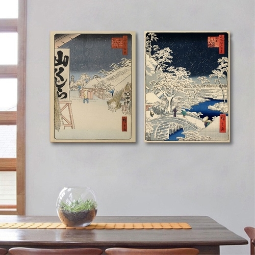 Japanese Traditional Landscape Poster Canvas Art