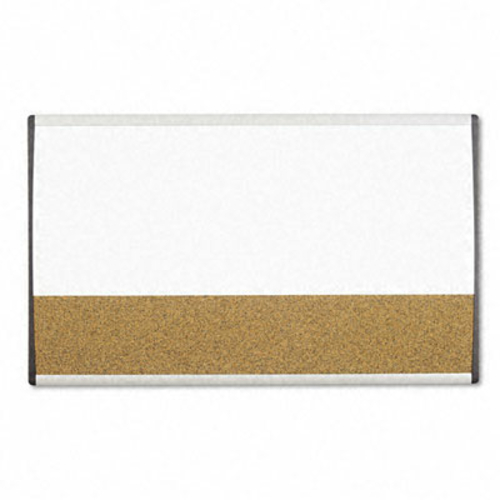 Quartet ARCCB3018 Magnetic Dry Erase/Cork Board  Painted Steel  18 x 3