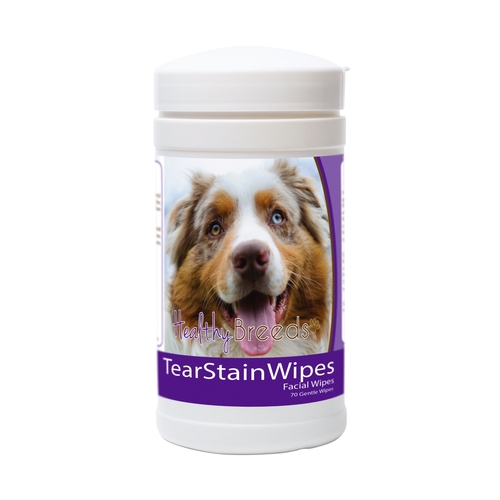 Healthy Breeds 840235151968 Australian Shepherd Tear Stain Wipes