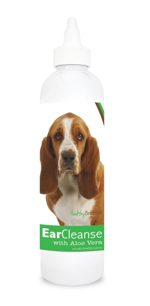 Healthy Breeds 840235101284 8 oz Basset Hound Ear Cleanse with Aloe Ve