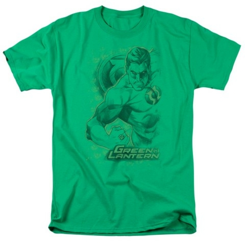 Trevco Dc-Pencil Energy - Short Sleeve Adult 18-1 Tee - Kelly Green- 3